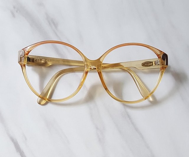 1960's Christian Dior French classic •Light orange malt amber arc