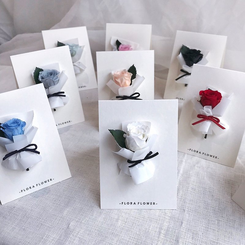Flora Flower Preserved Rose Cards - Full Collection - Cards & Postcards - Plants & Flowers Multicolor