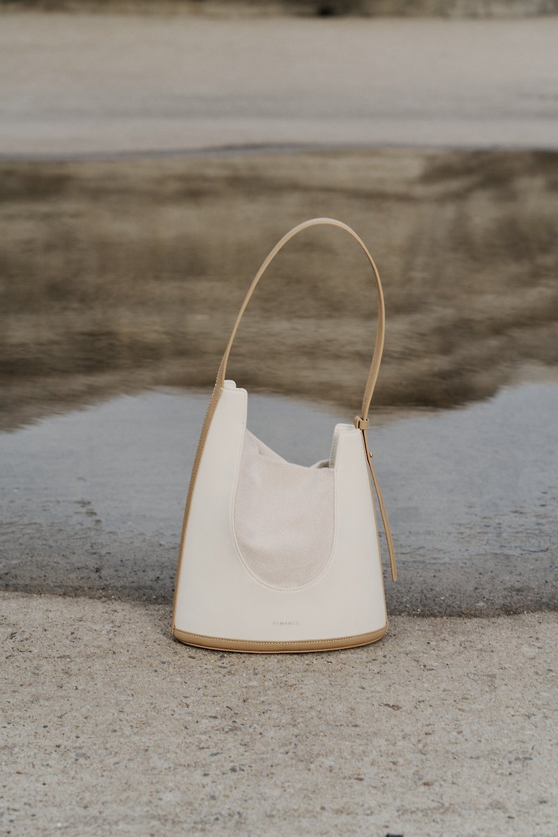 Femance - Vessel Canvas Oatmilk - Messenger Bags & Sling Bags - Eco-Friendly Materials Khaki