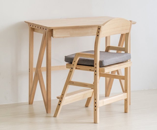事務机・学習机 Pine Wood Student DESK with Free Chair Pine Wood Student DESK with Free Chair