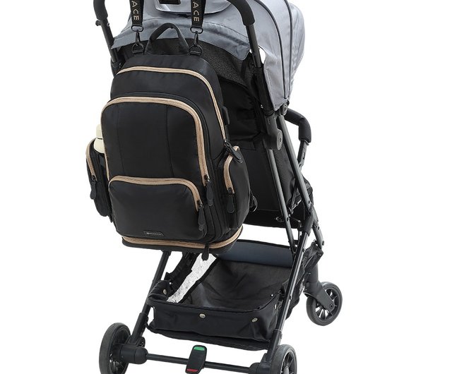 Audon Emmity Mom Backpack Available in 3 Colors - Black