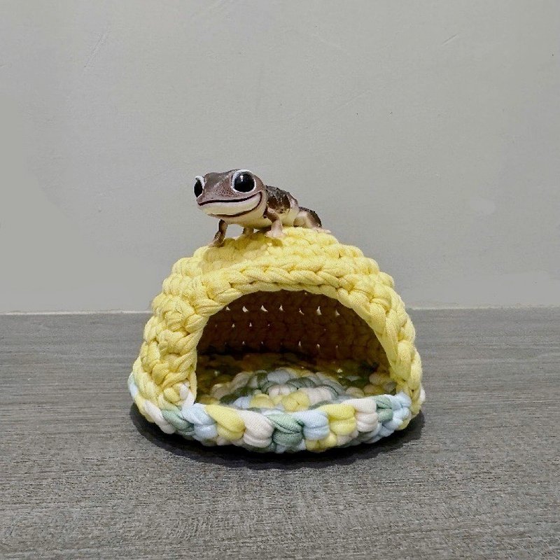 【Field】Small-gecko shelter igloo/small reptile hamsters can be used for labor or redemption/colors can be customized - Bedding & Cages - Other Man-Made Fibers 
