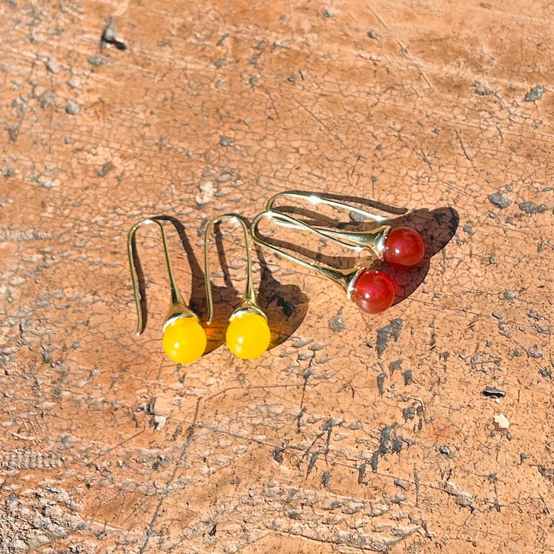 Agate Earrings - Earrings & Clip-ons - Semi-Precious Stones Multicolor