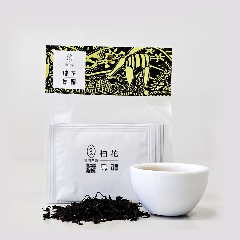 [Ready Stock] Pomelo Flower Oolong Original Piece Packet Taiwan Yilan Dongshan Huajian Tea Language Oolong Tea - ชา - พืช/ดอกไม้ สีส้ม