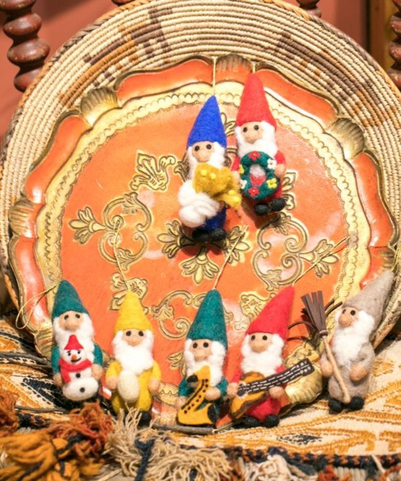 【熱門預購】聖誕精靈羊毛氈掛飾 (9款) LNBP2301 - 公仔/玩偶 - 羊毛 