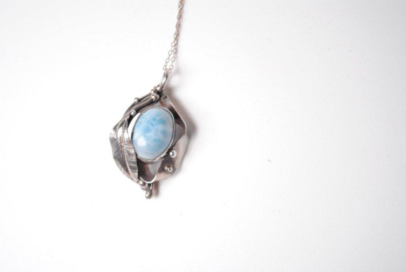 拉利馬純銀墜 - 項鍊 - 純銀 銀色