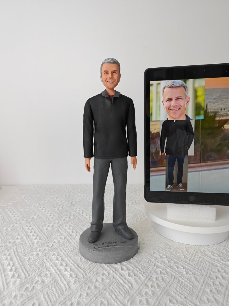 客制化人物公仔 人偶 3D人像畫 似顏繪 肖像 定制 生日 紀念 禮物 - 公仔/玩偶 - 黏土 多色