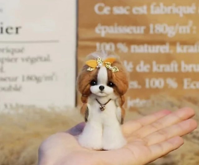 オーダー品　羊毛フェルト犬 オーダー品 羊毛フェルト犬 （愛犬ちゃんのそっくりなリアルな