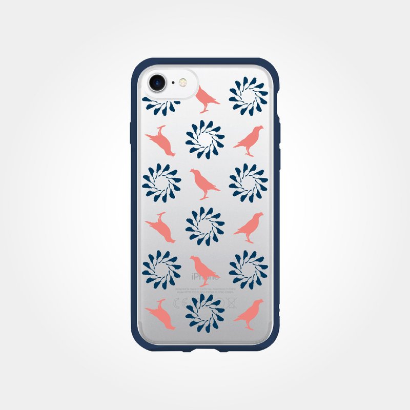 PINKOI独占 - 印刷音楽xサイシールドMOD NX携帯電話シェル/ Wuqiスターリング/裏表紙透明な青い粉 - スマホケース・カバー - プラスチック ブルー