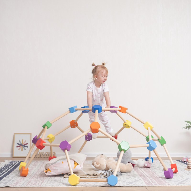 1 to 6 years Spider web M Size, Kids Eco-Friendly Playset, Indoor Gym for Babies - เฟอร์นิเจอร์เด็ก - ไม้ 