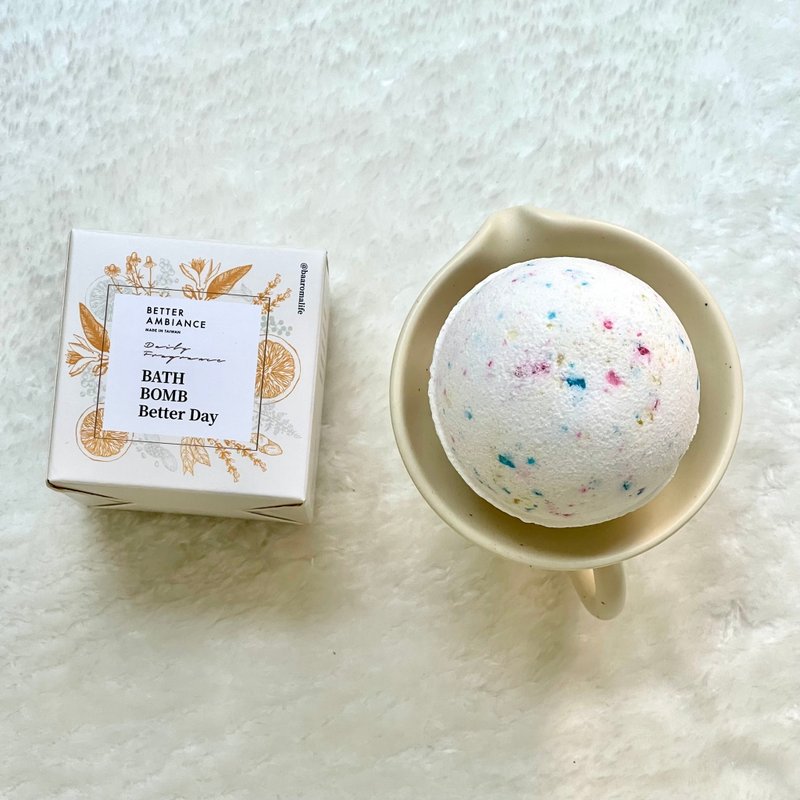 香氛泡澡球 Better Bath Bomb 120g - 沐浴乳/沐浴用品 - 其他材質 白色
