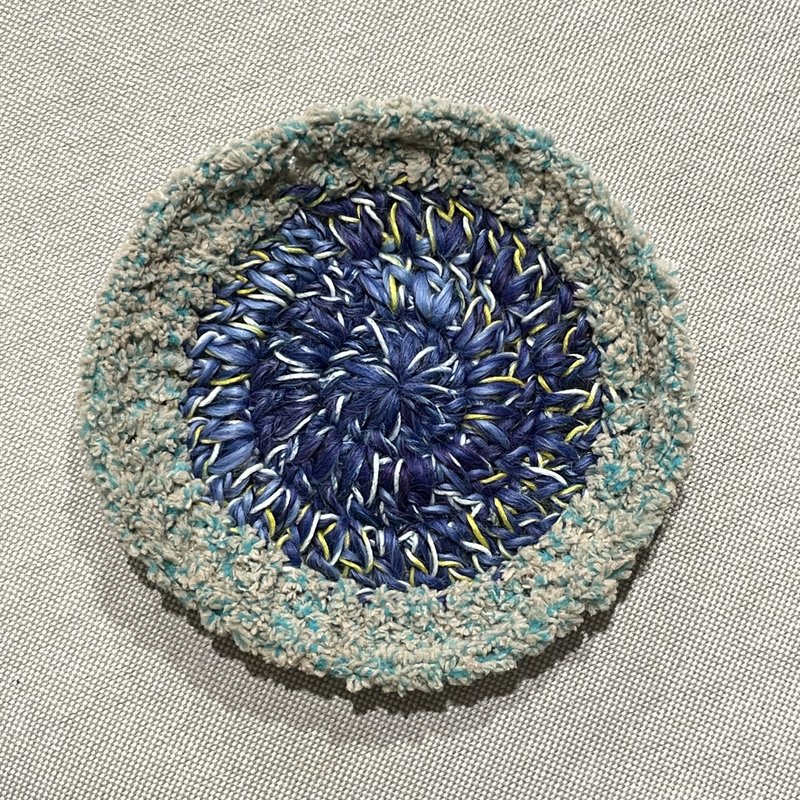 マインマット/家具マット-カウテールD - 置物 - コットン・麻 ブルー