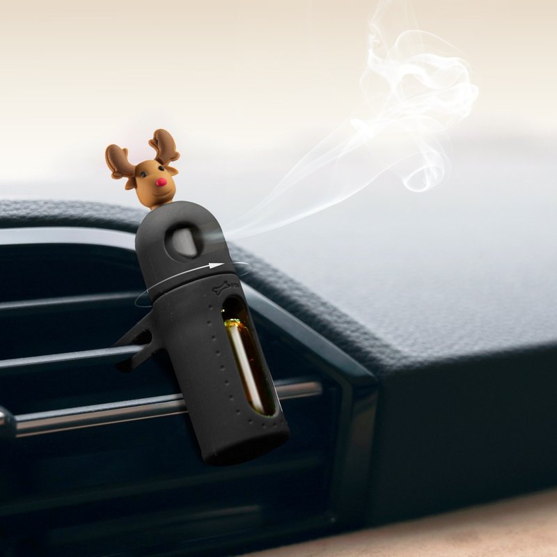 Bone / 車用アロマディフューザークリップ2 エアコン吹き出し口用 アロマ 香り エッセンシャルオイル ギフト - アロマ・線香 - シリコン 多色