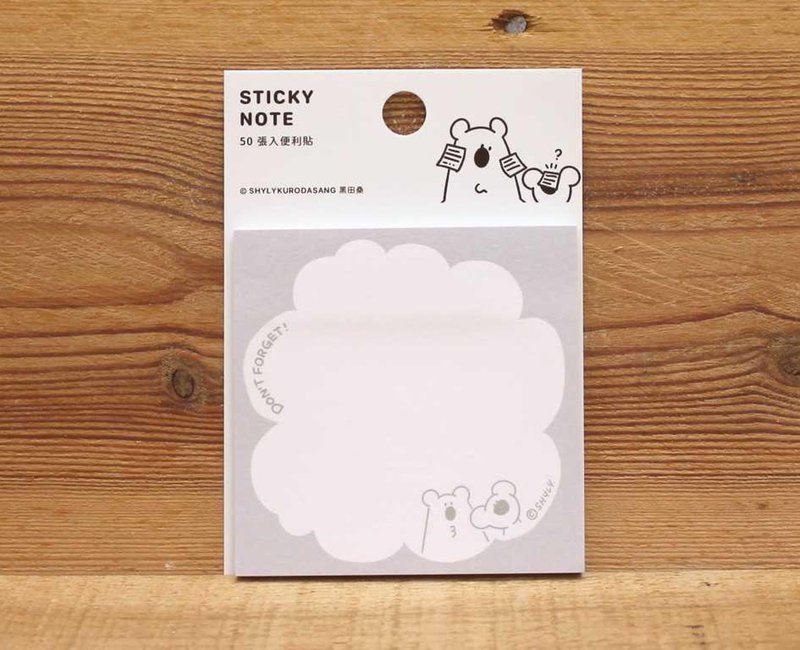 [Sticky Notes] Kuroda-san Sticky Notes (White) 50901 - กระดาษโน้ต - กระดาษ ขาว
