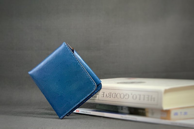 [Short clip] Extremely thin and light monochrome short clip - Wallets - Genuine Leather 