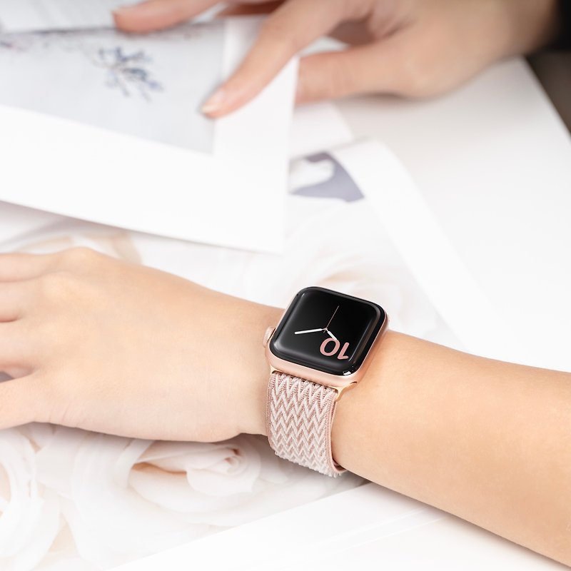 其他材質 其他 - Apple Watch Wave 高彈性運動錶帶 ( Ultra/8/7/6/5/4/3 全尺寸 )