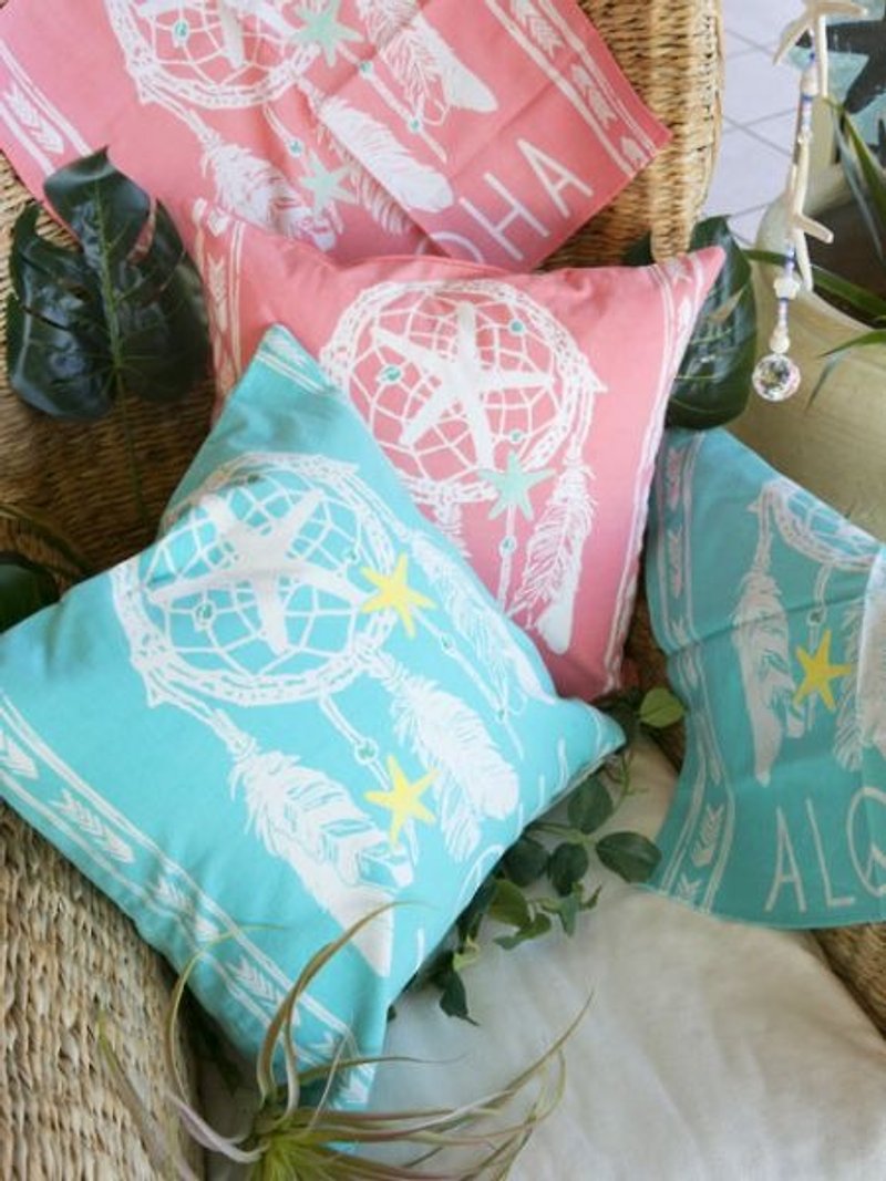 [Pre-order] ☼ ☼ Dreamcatcher pillow cover (two-color) - Items for Display - Cotton & Hemp Multicolor