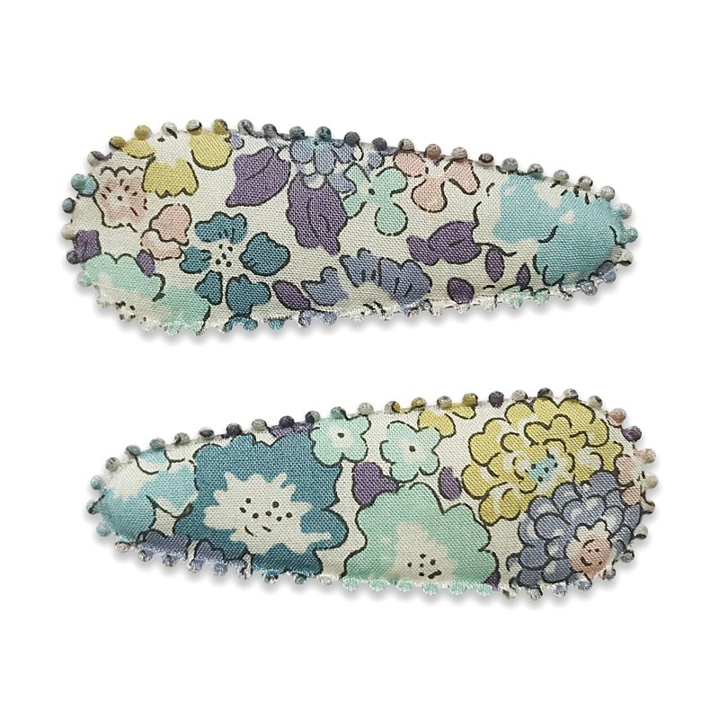 澳洲Josie Joan's 手工碎花布面髮夾(L) - Suzanne - 髮夾/髮圈 - 棉．麻 