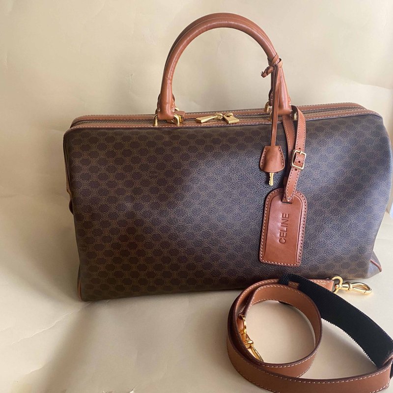 Second-hand bag Celine│Presbyopia│Doctor bag│Handbag│Side backpack│Girlfriend gift - Clutch Bags - Genuine Leather Brown