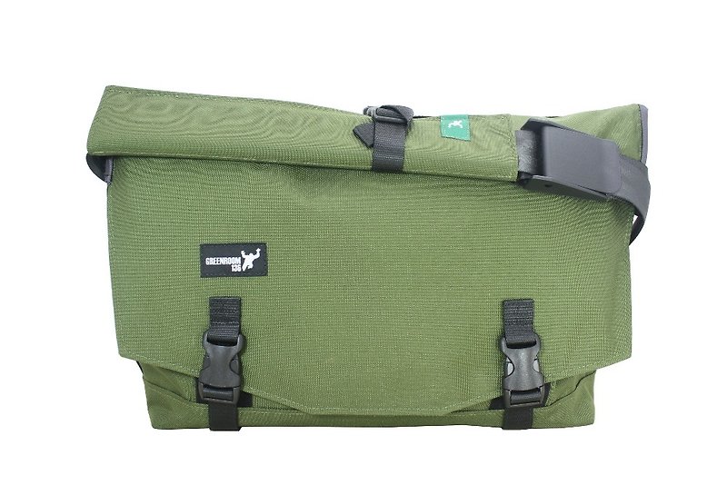 Greenroom136 Bootstrap (Large ) Single Strap Urban Laptop Bag - 電腦包/筆電包 - 其他材質 綠色