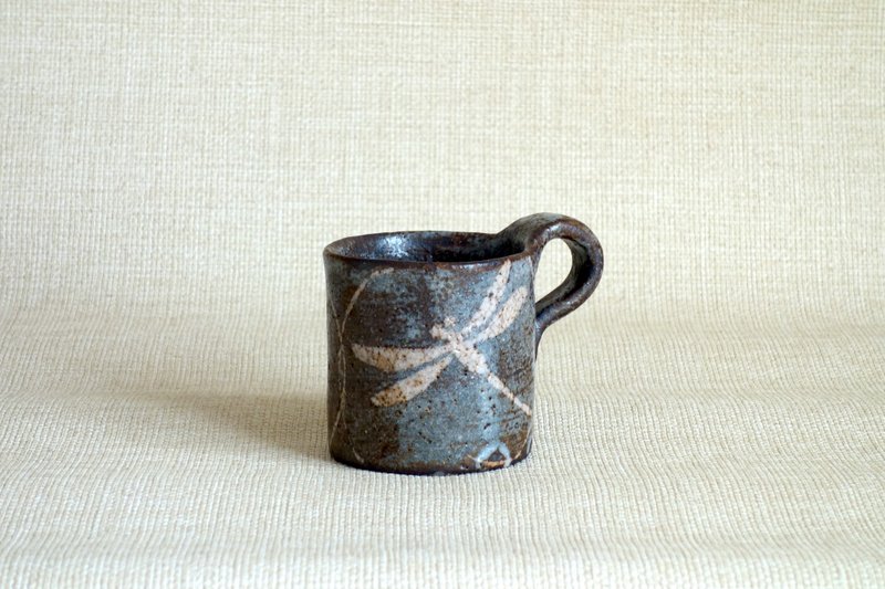 マグカップ 抜絵とんぼ - 咖啡杯/馬克杯 - 陶 灰色