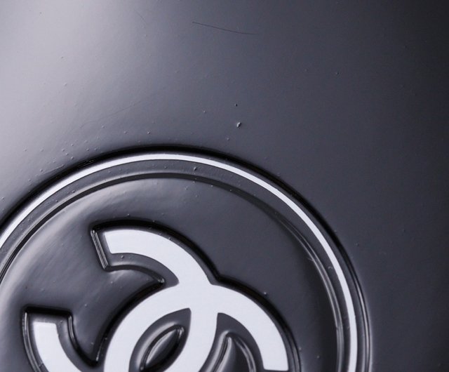 【CHANEL未使用美品】シャネル ココマーク ダブルミラー 黒　手鏡 日本直送】シャネル CHANEL ココマーク 手鏡・コンパクト ダブル