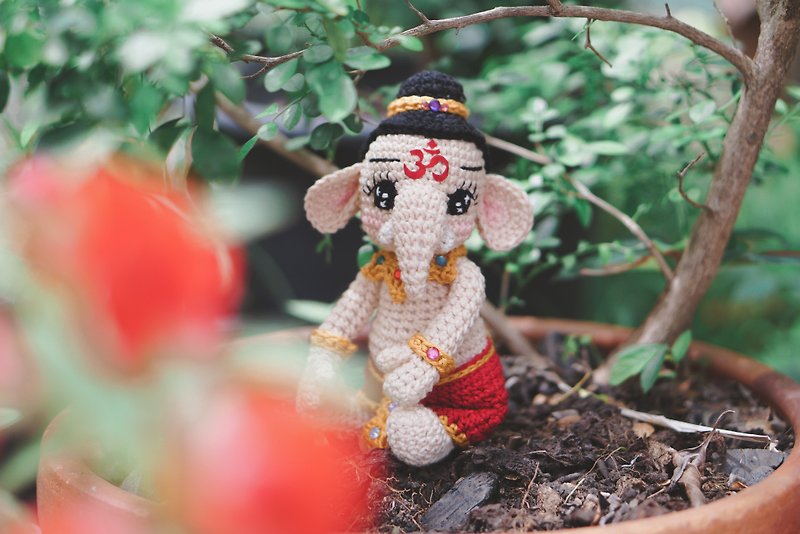 PDF Pattern Ganesha Kid - Knitting, Embroidery, Felted Wool & Sewing - Other Materials Gold