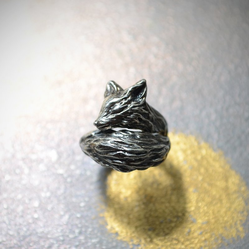 Little Fox Silver Ring - แหวนทั่วไป - เงิน สีเงิน