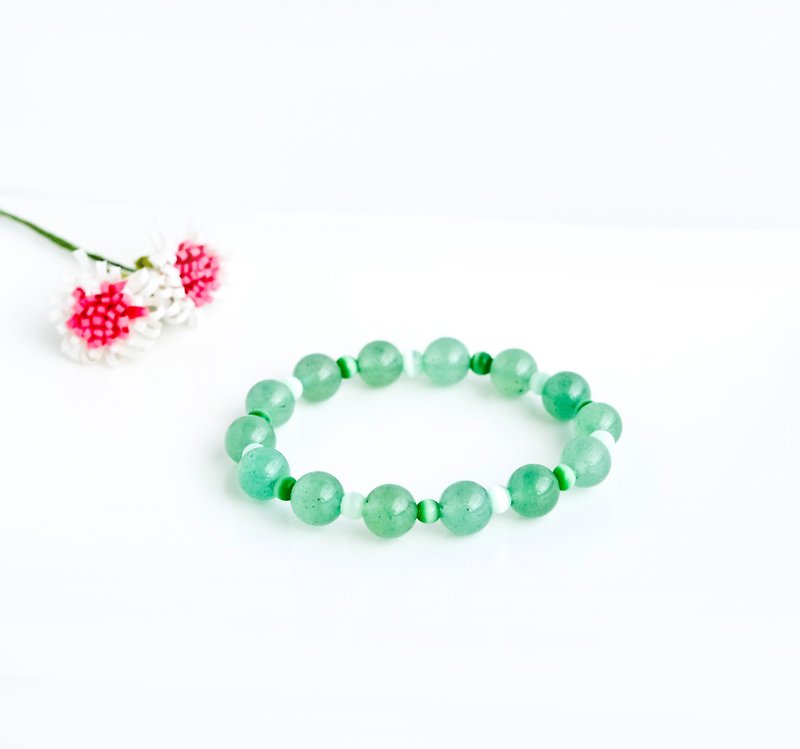 Lucky Kat Stone 2 - Bracelets - Gemstone Green