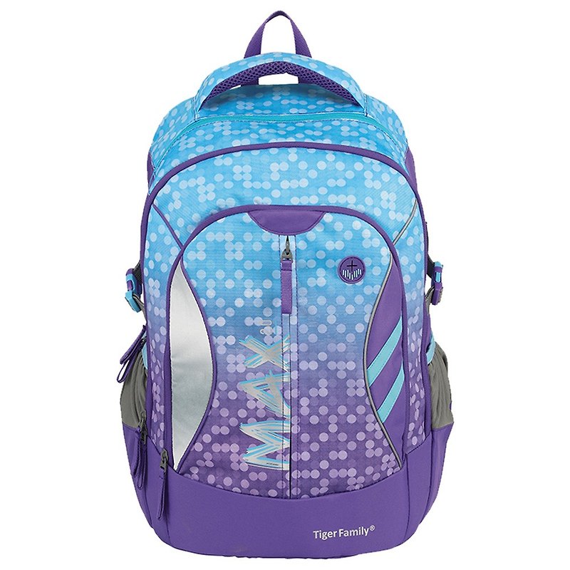Tiger Family MAX 2.0 series ultra-lightweight spine protection school bag-blue perilla (free pencil case) - Backpacks - Waterproof Material Purple