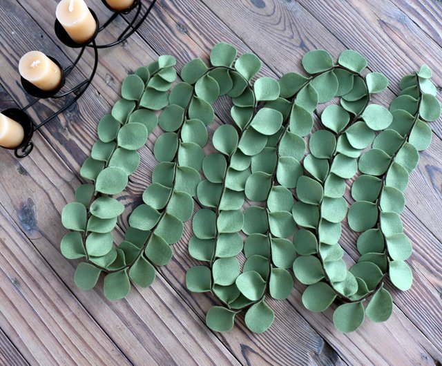 Paper deals eucalyptus garland