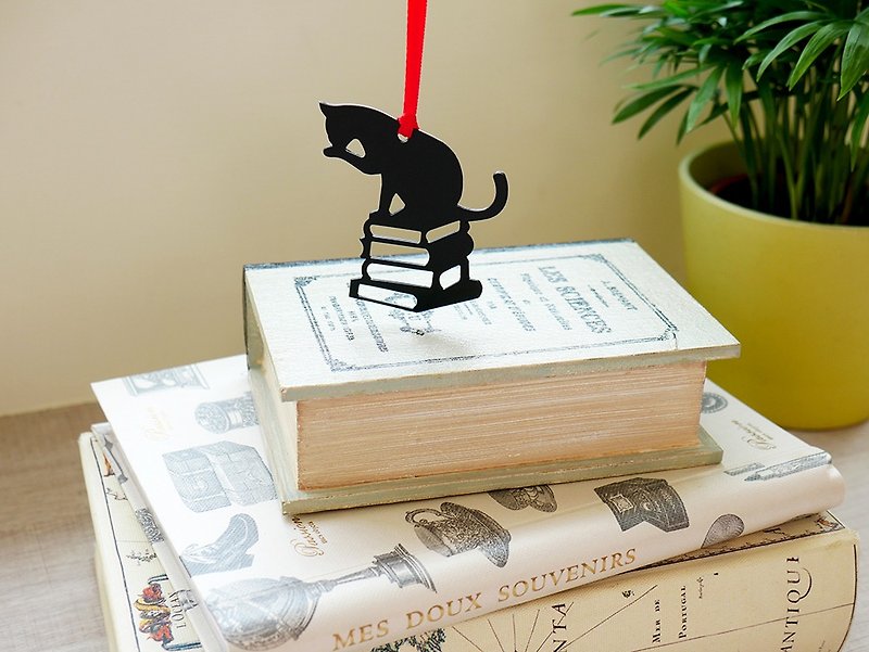 Cat Silhouette Bookmark - Bookmarks - Plastic 
