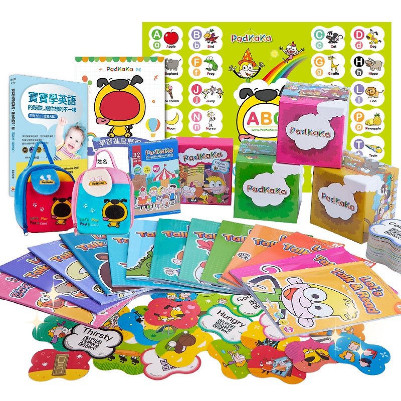 [Including CPEN reading pen combination] Flagship full set of 645 PadKaKa animation cards and 13 volumes of reading - Kids' Picture Books - Paper Multicolor
