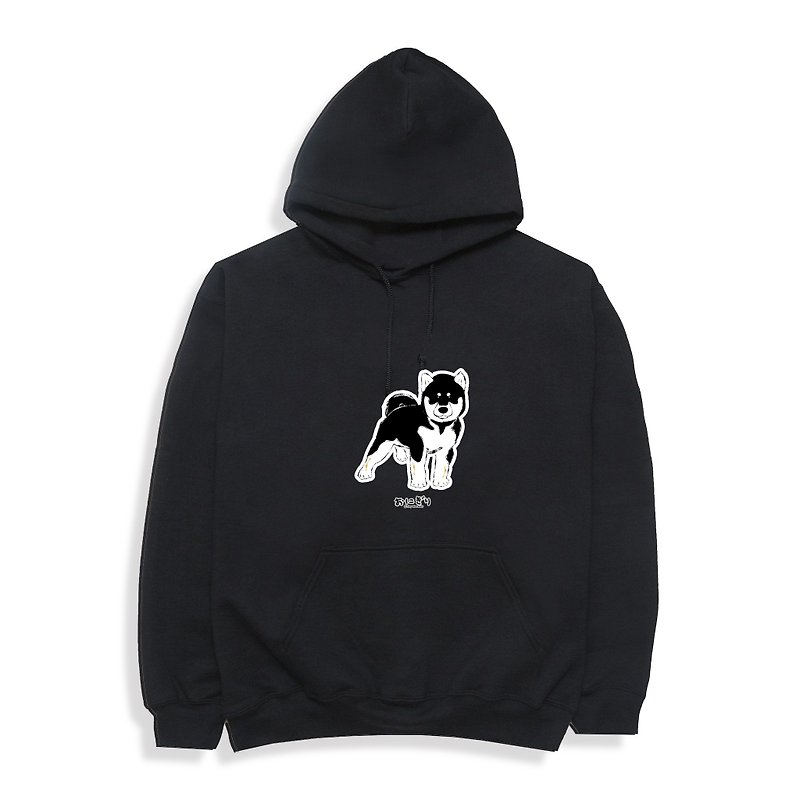 Shiba Inu Hoodie  Gildan Heavy Blend Adult Hooded Sweatshirt - เสื้อฮู้ด - ผ้าฝ้าย/ผ้าลินิน สีดำ