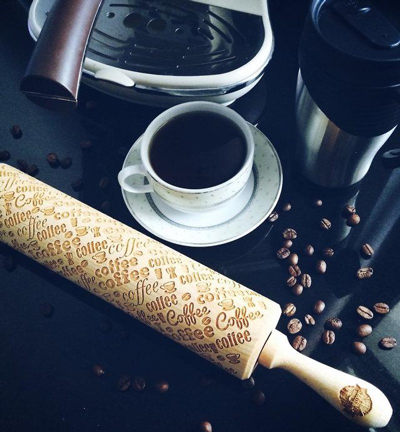 Coffee rolling pin * coffee - Cookware - Wood 