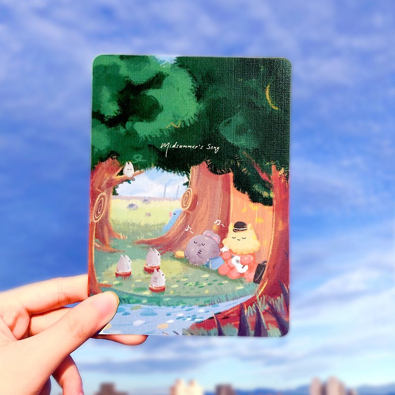 Paper Cards & Postcards - Travel Series-Midsummer's song postcard Midsummer's song