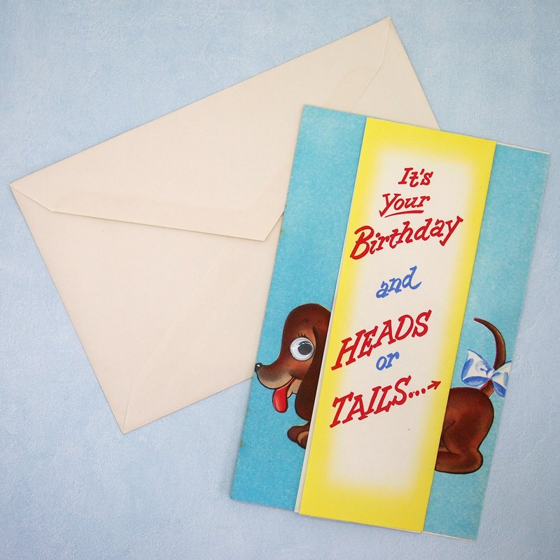 Vintage message card - Cards & Postcards - Paper Blue