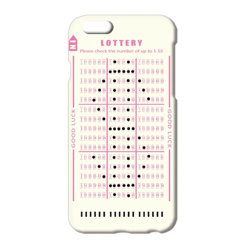 [iPhone ケース] lottery - スマホケース - プラスチック ホワイト