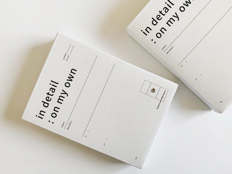 on my own Paper-File | Minimalist Document Storage & Archive Folder - 居家收納/收納盒/儲物盒 - 紙 