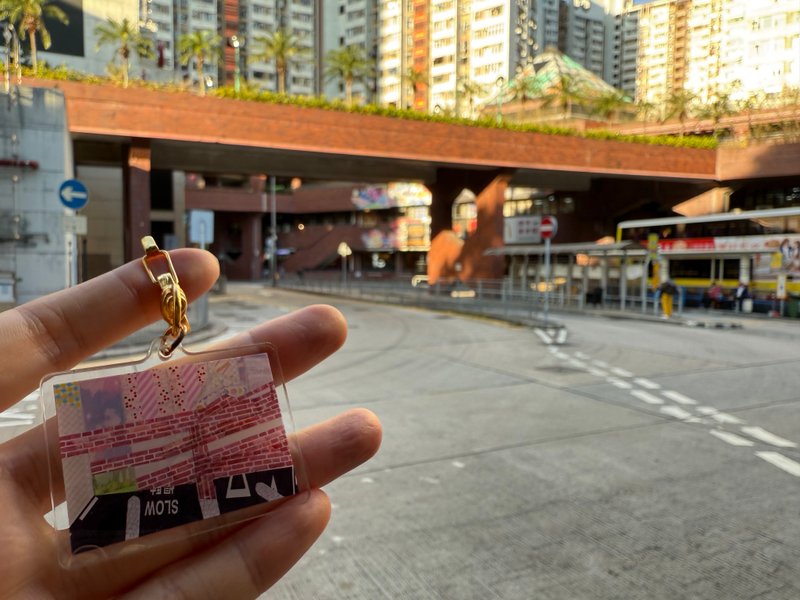 香港屋邨匙扣(南區) - 鑰匙圈/鑰匙包 - 塑膠 