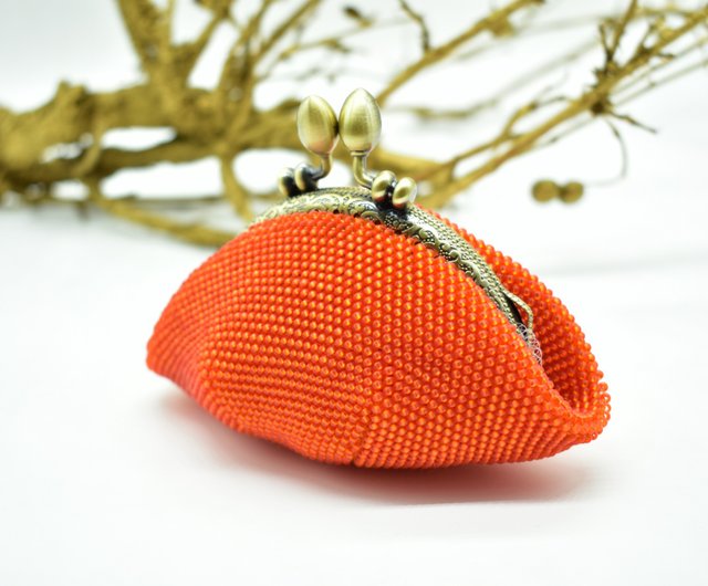 Purse orange best sale