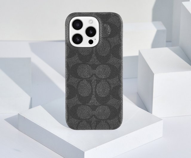 クリスマスギフト【COACH】iPhone 16 シリーズ 上質耐衝撃スマホケース