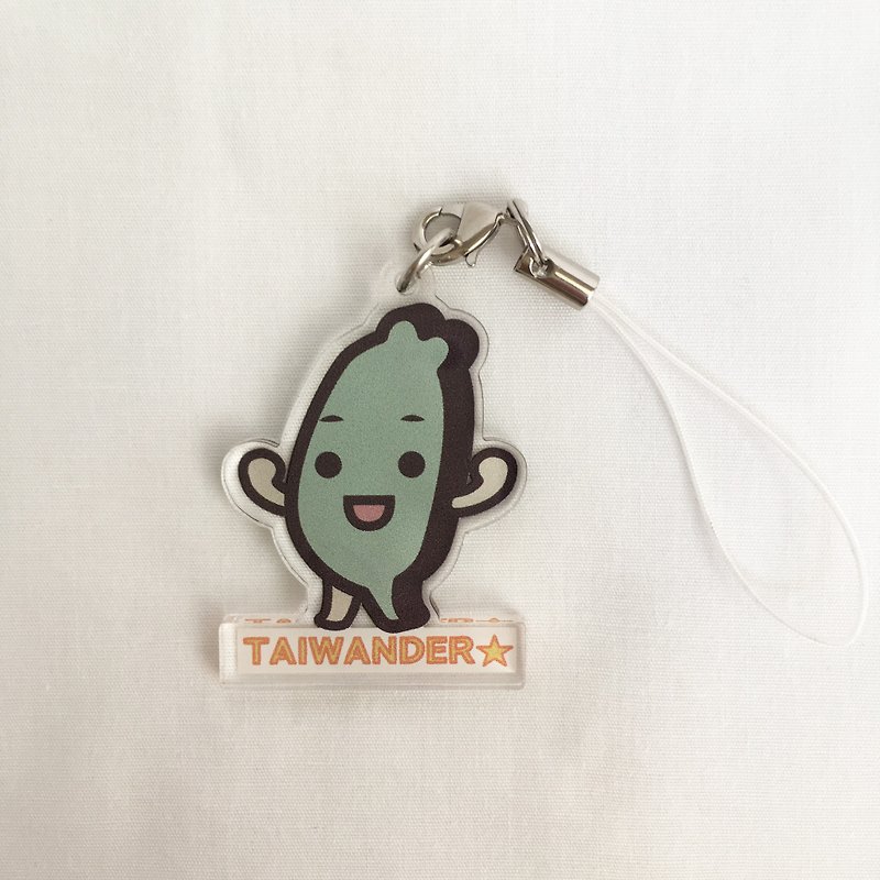 Taiwander Made in Japan Acrylic Strap - พวงกุญแจ - อะคริลิค สีเขียว