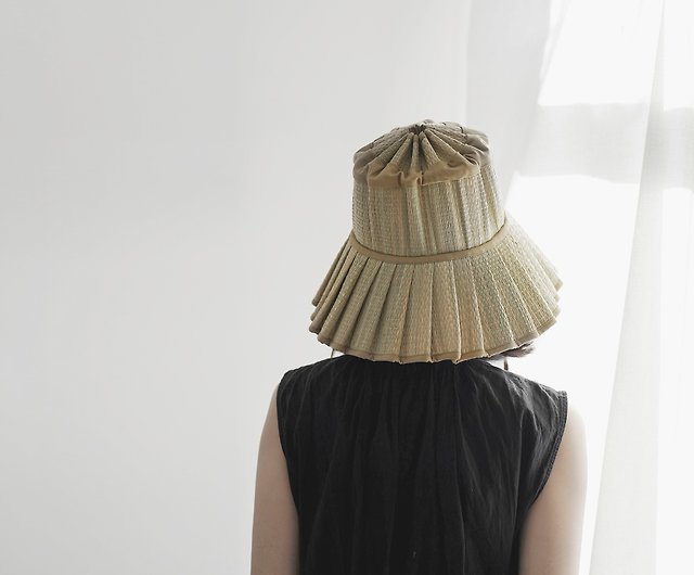 盛夏遮陽帽| Lorna Murray | 棕櫚綠手編草帽| Palm Leaf - 設計館