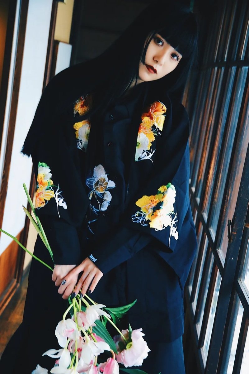 【XRAGE X PLANTICA聯名】花道刺繡羽織 - 其他 - 其他材質 