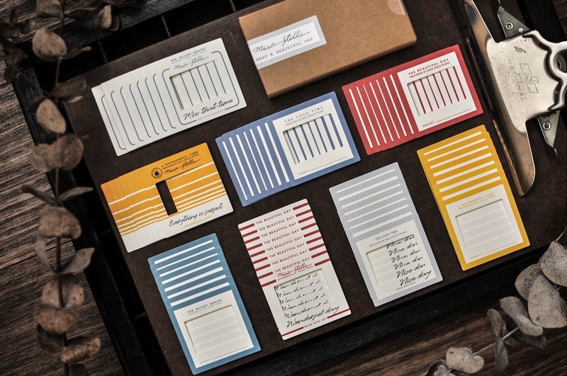 Good Life Slide Frames Set - กระดาษโน้ต - กระดาษ หลากหลายสี