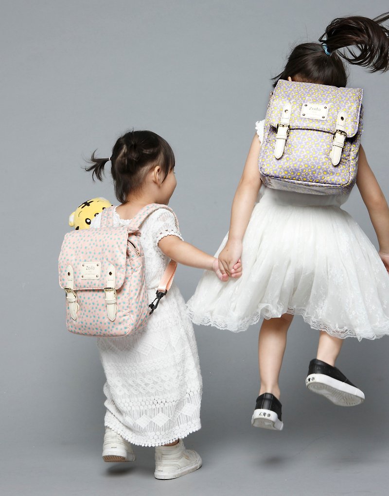 Cute cute child bag _ soft egg toast bag _ after backpack - กระเป๋าสะพาย - เส้นใยสังเคราะห์ สึชมพู
