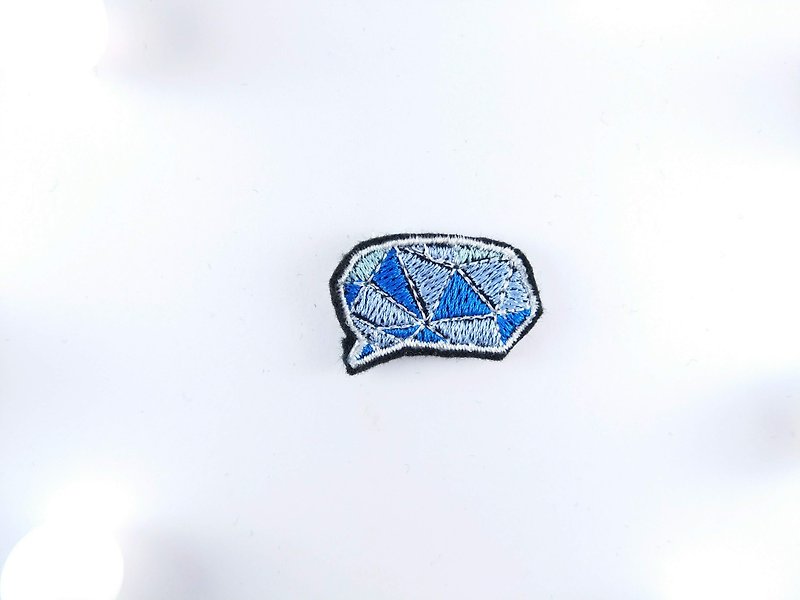 Speech Bubbles patch,Iron on patch , Applique, Embridered ,Sew on ,High quality - Other - Other Materials Blue
