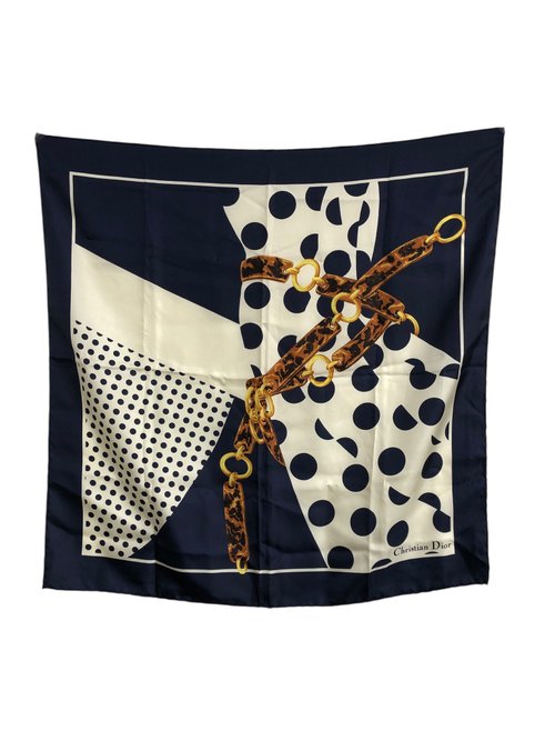 日本直送名牌中古包】Christian Dior クリスチャンディオールスカーフ