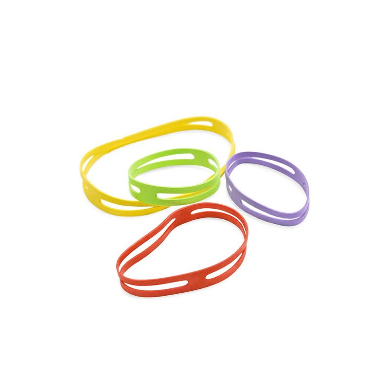 美國 MoMA 提手橡皮筋 Rubber X-Bands 易拆易搬捆綁繩子 搬運繩 - 其他 - 橡膠 多色